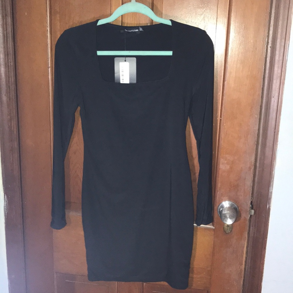 Square neck dress